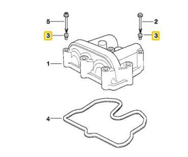 Preview: Gummibuchse Ventildeckeldichtung Schraubendichtung ersetzt BMW 11141461475 F650 G650 K1 K1004V K1100 K1200